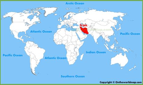 Iran Location On The World Map Ontheworldmap Com