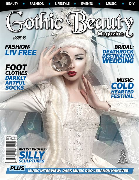 Gothic Beauty Magazine Print Edition Subscription Issues 55 56 57