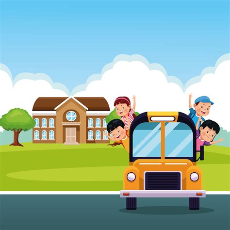 Back To School Kids Cartoons 689252 Vector Art At Vecteezy