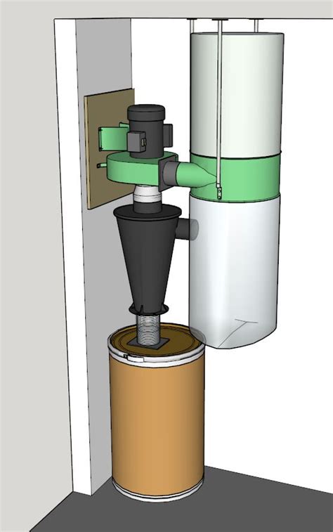 Harbor Freight Dust Collector 2 Stage Cyclone Modification — Monoloco