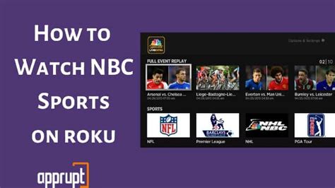 How To Watch Nbc Sports On Roku
