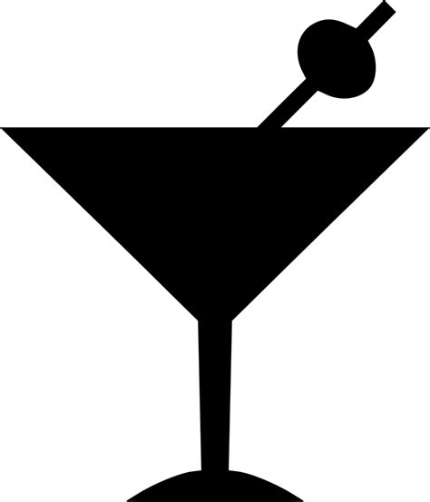 Clip Art Martini Svg Martini Icon Png Download Full Size Clipart