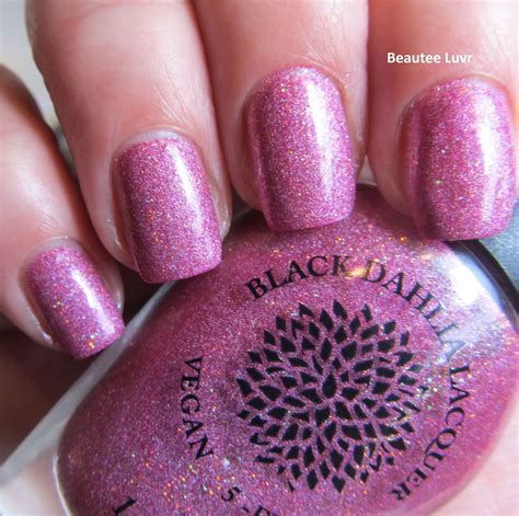 Black Dahlia Lacquer Vibrant Poinsettias From The Holiday Micro