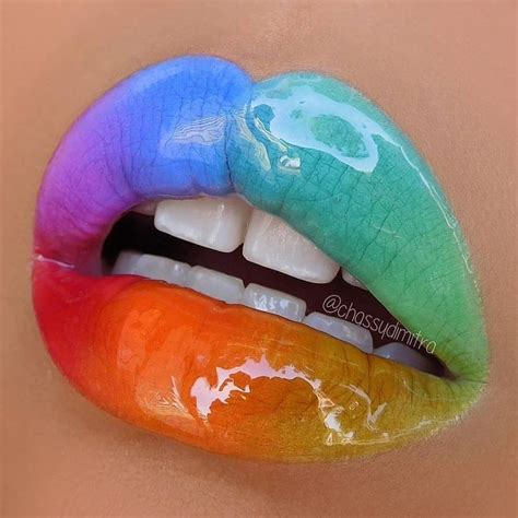 Multicolor In 2020 Lips Drawing Lip Art Makeup Lipstick Art