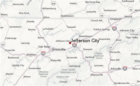 Guide Urbain De Jefferson City Tennessee