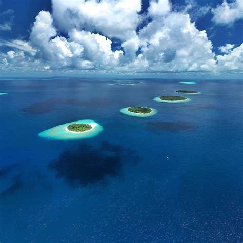 Even The Islands Looks Like Floating In The Air In The Maldives
