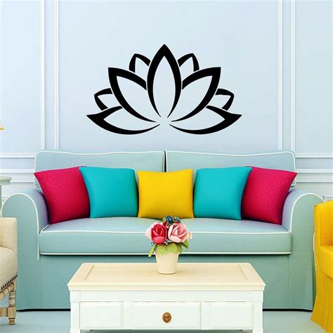 Check spelling or type a new query. Wall Decals Lotus Flower Mandala Ornament Indian Geometric Moroccan Pattern Yoga Namaste Flower ...