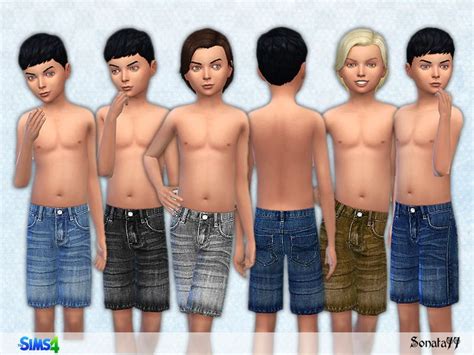 New Jeans Shorts For Boys Found In Tsr Category Sims 4 Male Child