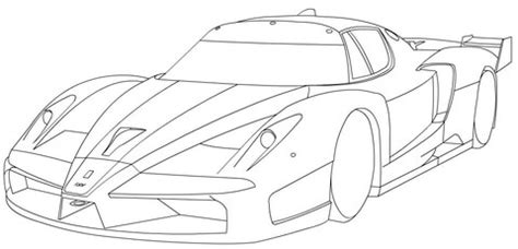 Dibujos de coches para colorear. Dibujos Para Colorear De Ferrari