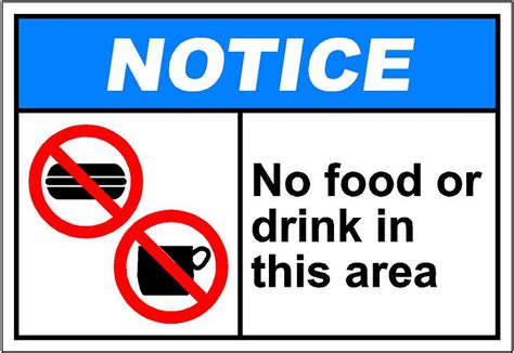 No Food Or Drink Sign Printable Clipart Best