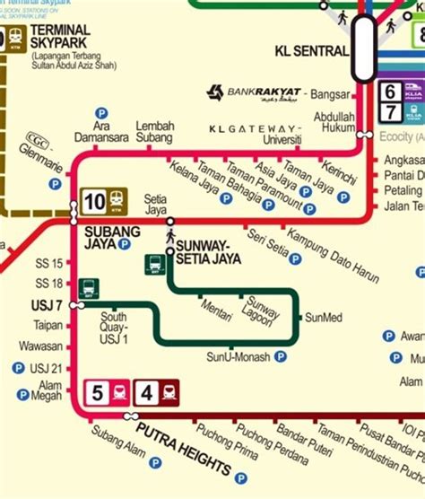 Putra lrt route search in title. KL Sentral to Putra Heights LRT Train Timetable - Price
