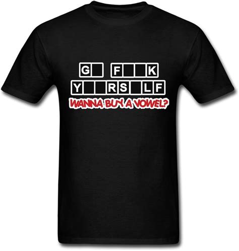 Kingts Personalize Go Fuck Yourself Wanna Buy A Vowel Mens T Shirts