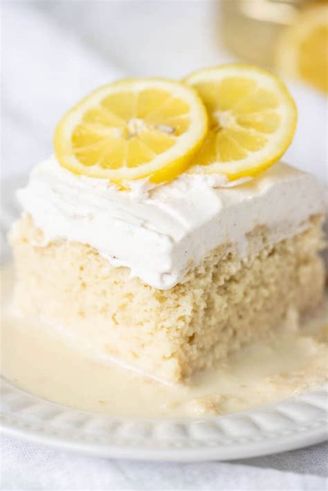 Lemon Tres Leches Cake Food Metamorphosis