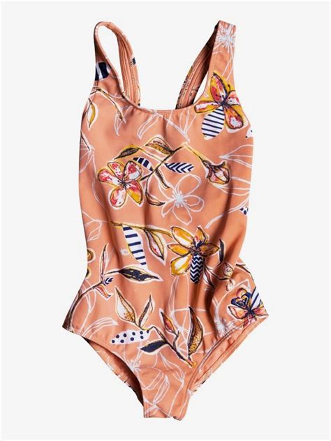 Girls 2 6 Lets Be Roxy One Piece Swimsuit 191274625881 Roxy
