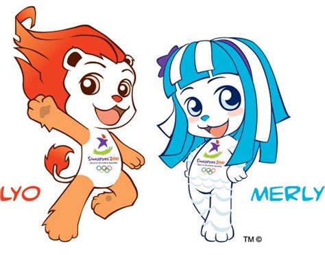 The First Youth Olympic Games Mascots Unveiled For Singapore 2010