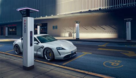 the charging process quick comfortable intelligent and universal porsche of the village