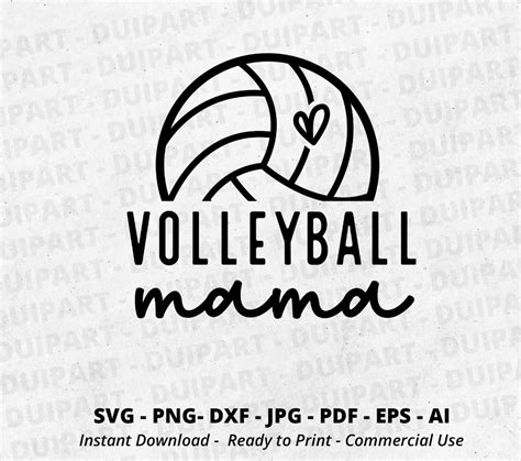 Volleyball Mama Svg Volleyball Mom Svg Love Volleyball Svg Etsy Volleyball Mom Shirts Design