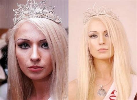human barbie valeria lukyanova before and after