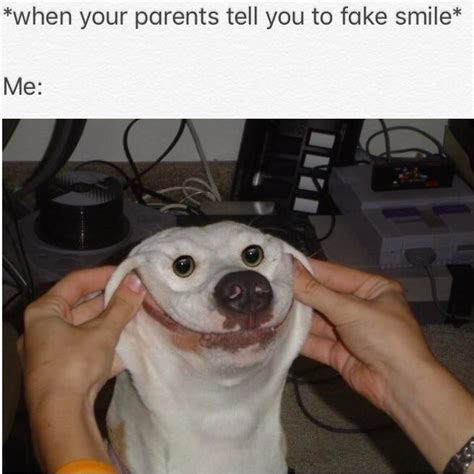 You Told Me To Fake Smile Rmemes