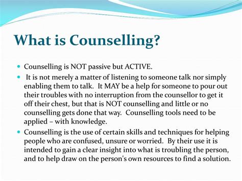 Ppt Tools And Conditions Met In Counselling Powerpoint Presentation