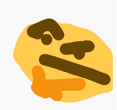 Thinking Emoji Meme Hd Png Download Transparent Png Image Pngitem