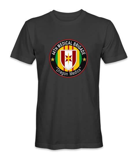 44th Medical Brigade Dragon Medics Vietnam Veteran T Shirt Hatnpatch