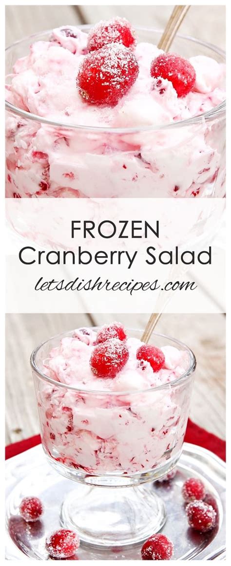 Frozen Cranberry Salad Recipe Cranberry Salad Frozen Cranberries