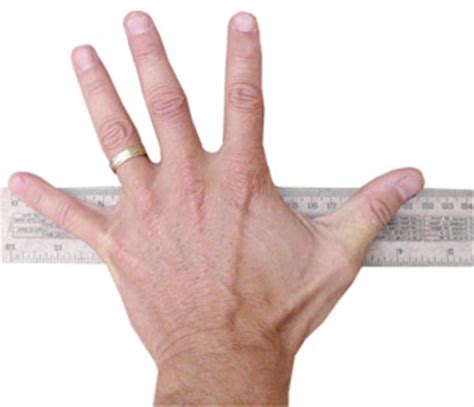 How do you measure inches with your finger? The Science of Sport