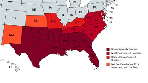 Which States Qualify As Being In “the South” Rmapporn
