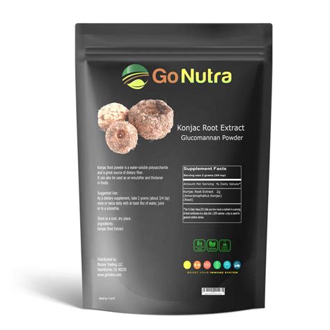 Konjac Root Extract Powder Glucomannan Powder Soluble Fiber Supplement Prebiotic Fiber