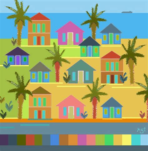 Caribbean Color Palettes High Key On The High Seas Caribbean Decor