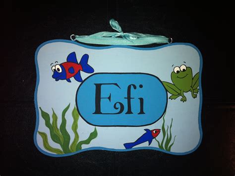 Aquarium Themed Wall Signplaque Can Be Custom Made And Shipped World