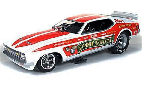 1972 Connie Kalitta Ford Mustang Nhra Funny Car White W Red Stripes