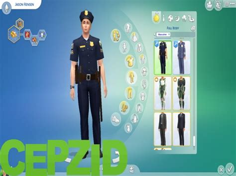 Mod The Sims The Sims Freeplay Police Uniform By Novalpangestik • Sims