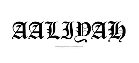 Aaliyah Name Tattoo Designs Name Tattoos Name Tattoo Designs Name