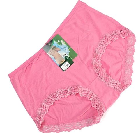 6pcs lot new women s bamboo fiber underwear lady s lace briefs plus size lingerie briefs xxl