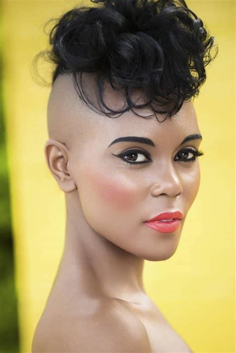Very short shaved haircut for black men. 25 Stylish and Modern Short Hairstyles for Black Women