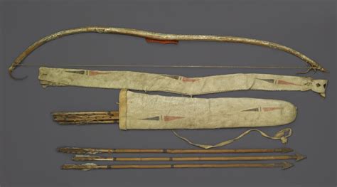 Brooklyn Museum Arts Of The Americas Bow Bow Case Arrows And Quiver