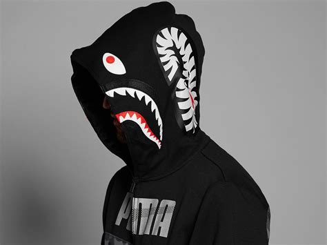 Puma X Bape Shark Hoodie Black Camo Xl 266581 From Philoxsneaks At Presented By