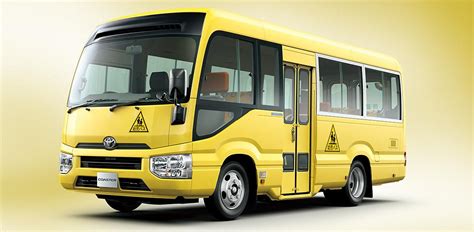 New Toyota Coaster School Bus Front Photo Image Front View Picture