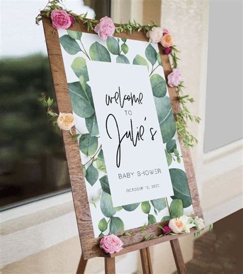 Wedding Sign Baby Shower Welcome Sign Diy Prints Baby Shower Welcome