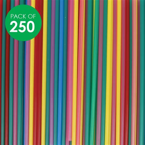 Oxo Biodegradable Plastic Straws Pack Of 250 Cleverpatch
