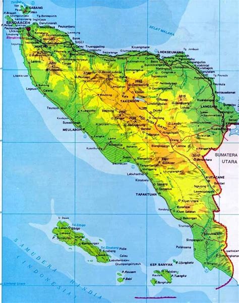 Gambar Peta Aceh Lengkap Broonet