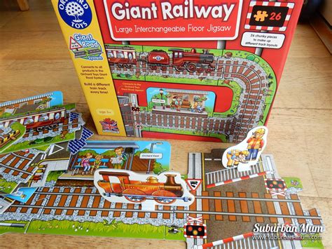 Suburban Mum Review Orchard Toys Giant Railway And Station