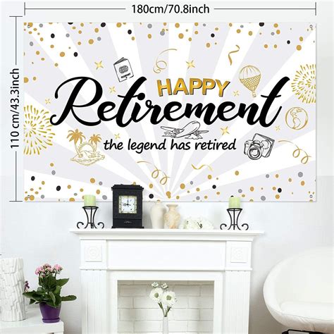 Buy Retirement Party Supplies Happy Retirement Party Background