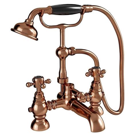 Vibrance Vogue Brushed Copper Bath Shower Mixer Tap Bath Taps From
