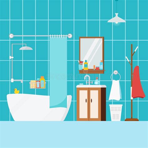 Cartoon Home Washroom Sink Stock Illustrations 258 Cartoon Home