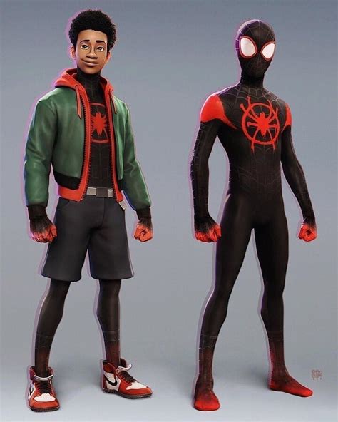 Pin By Meanafro On Reference Miles Morales Spiderman Spiderman