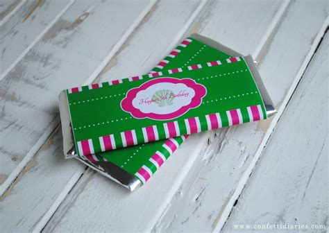 Free Printable Chocolate Bar Wrapper Templates One Simple Party