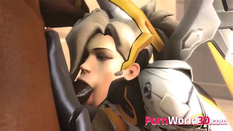 Overwatch Shy Mercy With Huge Round Ass Gets A Big Cock